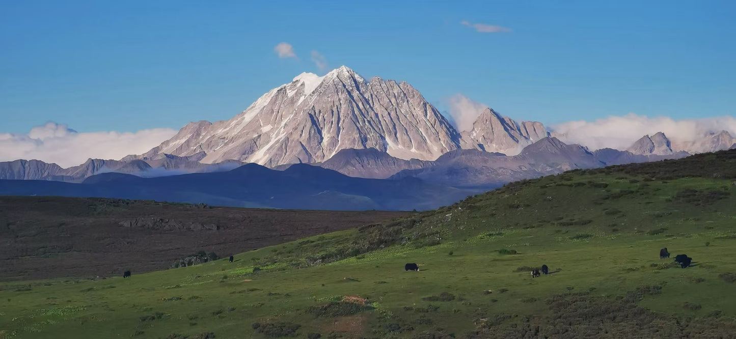 Sichuan Gongga Mountain 6-Day Adventure: Tibetan Plateau Horseback Riding, Snow Mountain Meditation, Hot Spring in the Wild